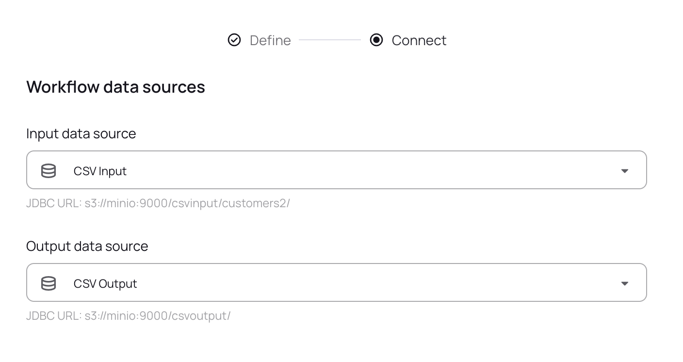 CSV workflow